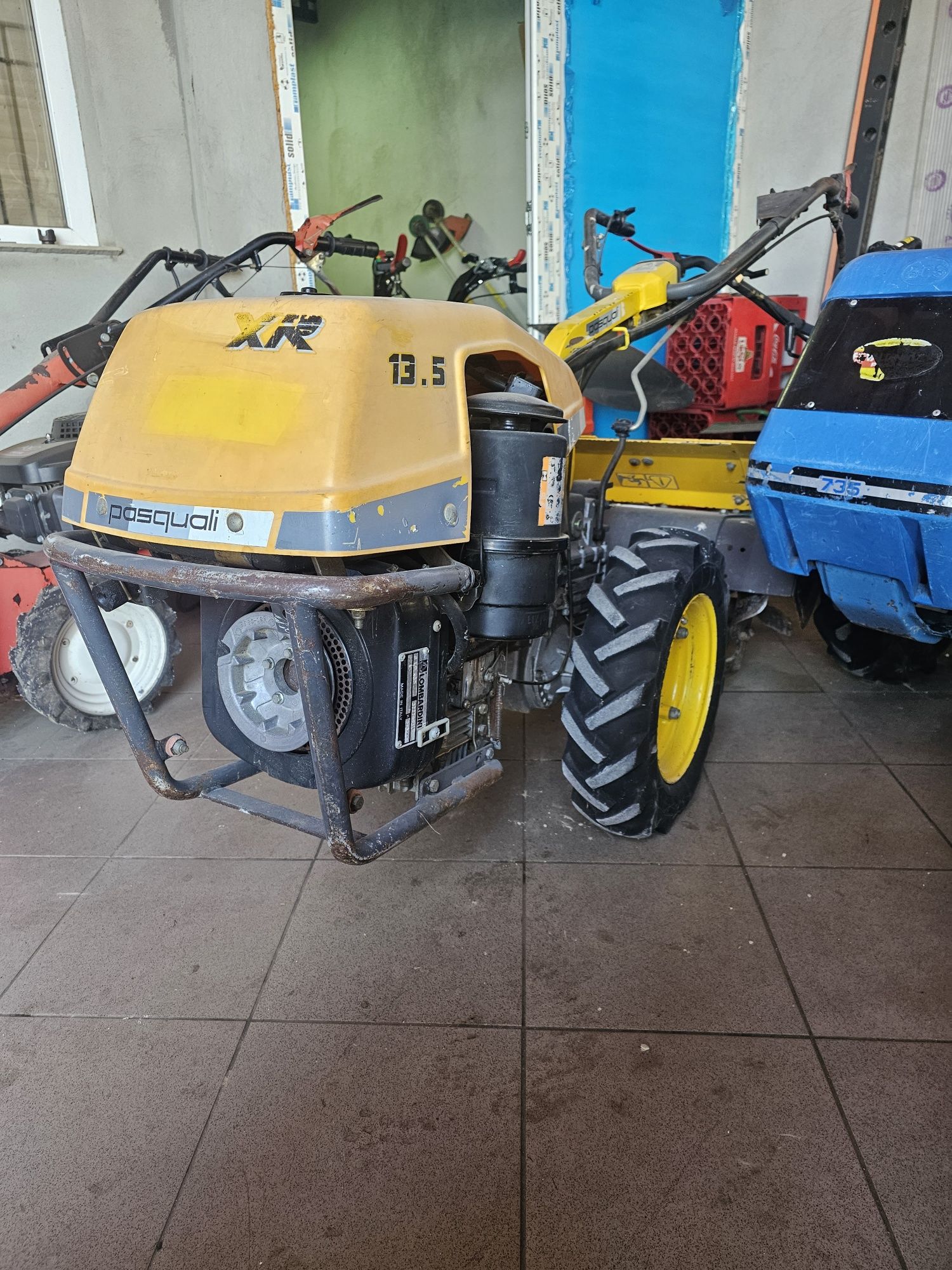 Motocultor Pasquali xb 13.5 ,lombardini diesel ,pornire electrica