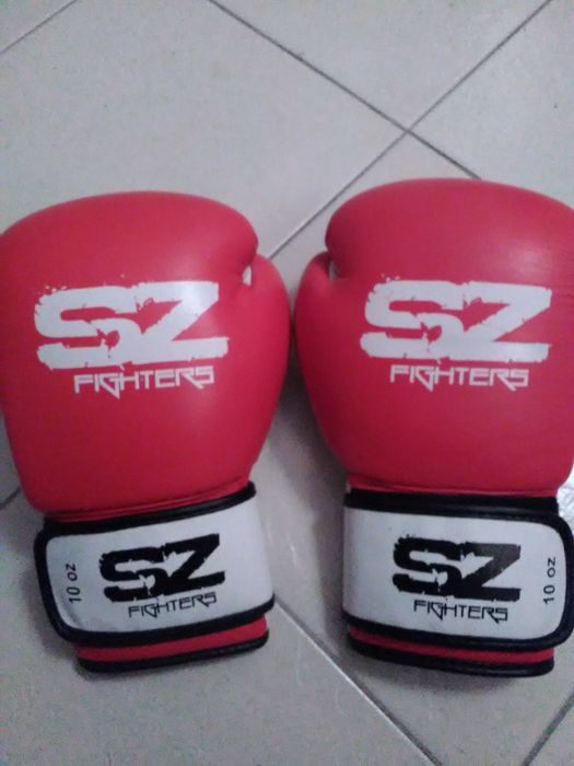 Боксови ръкавици SZ fighters, 10oz, използвани веднъж