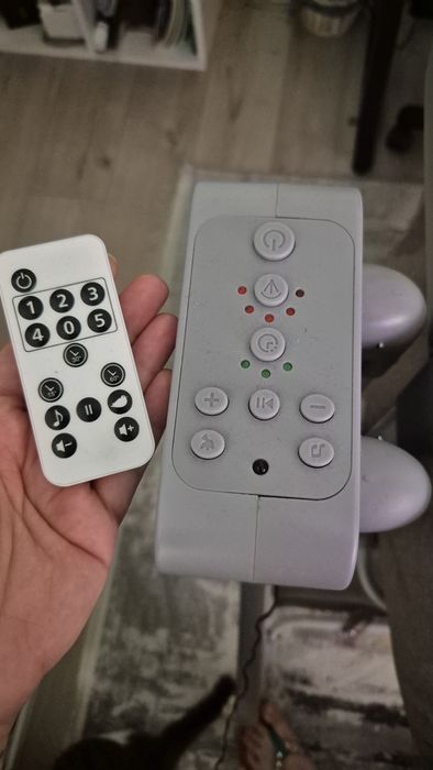 Patut co-sleeper cu leagan electric, saltea inclusa