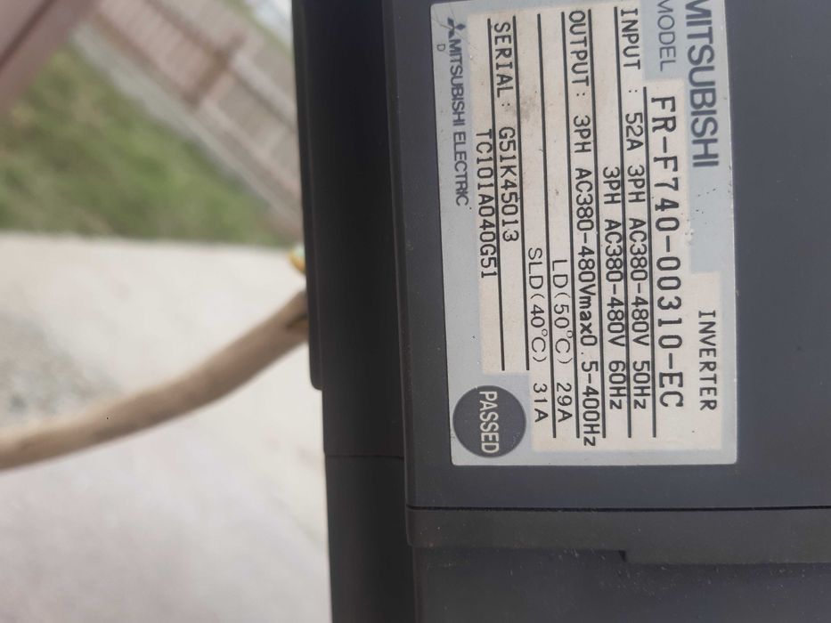 INVERTER MITSUBISHI, regulator de viteza motor electric