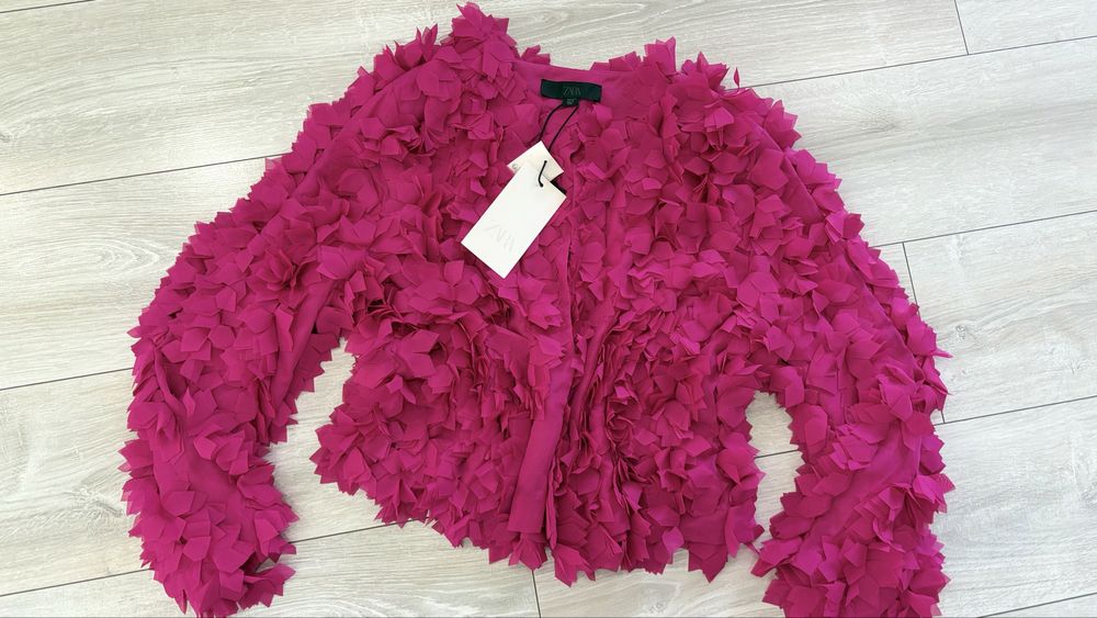 Zara красива цикламена жилетка