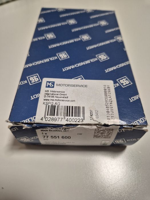 Vand cuzineti biela GLYCO + Lagare arbor cotit KOLBENSCHMIDT VAG 1.6