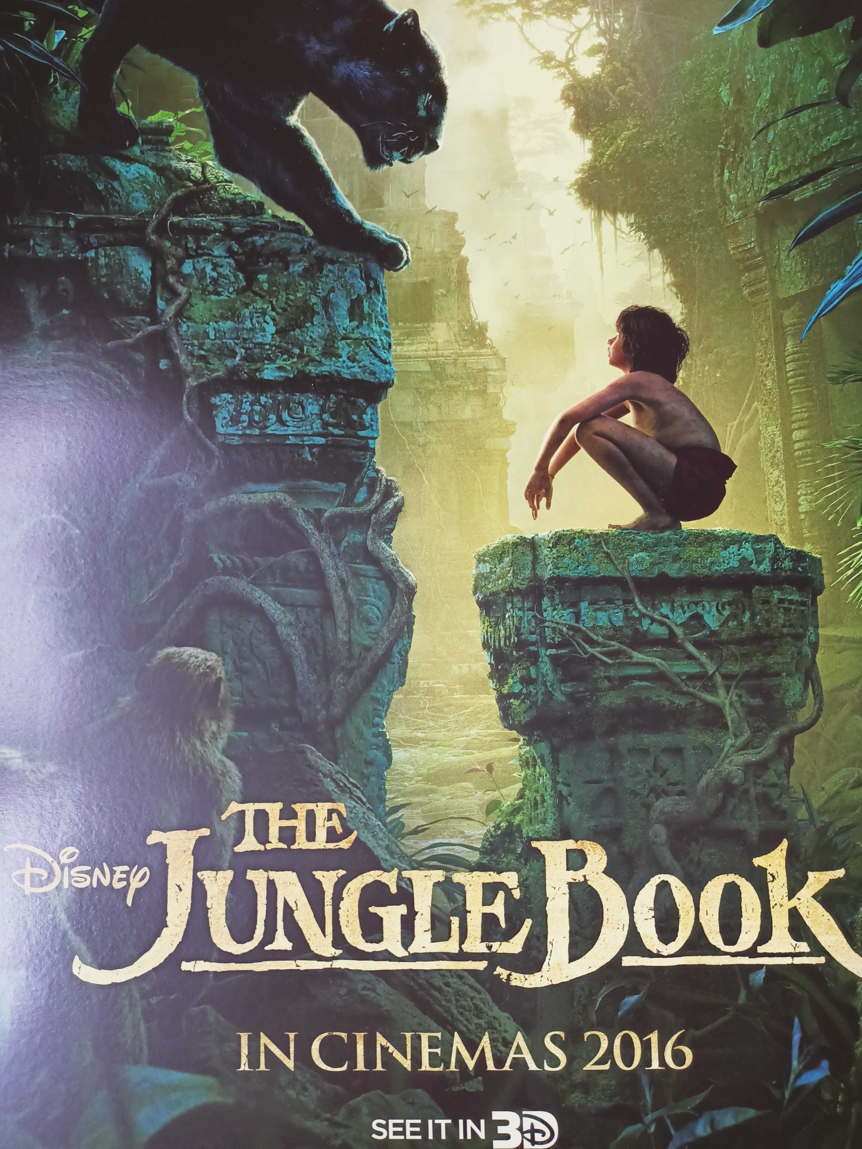 Afis film original cinema The Jungle Book 2016 Disney Mowgli