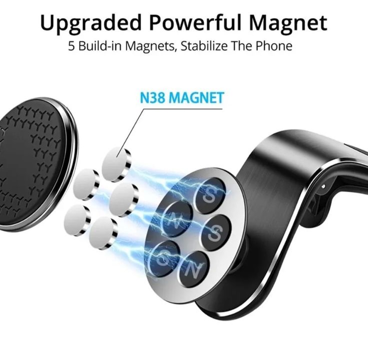 Suport auto magnetic pentru telefon