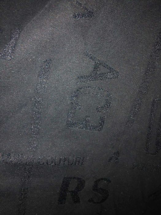 Bluză Versace neagră cu zone transparente