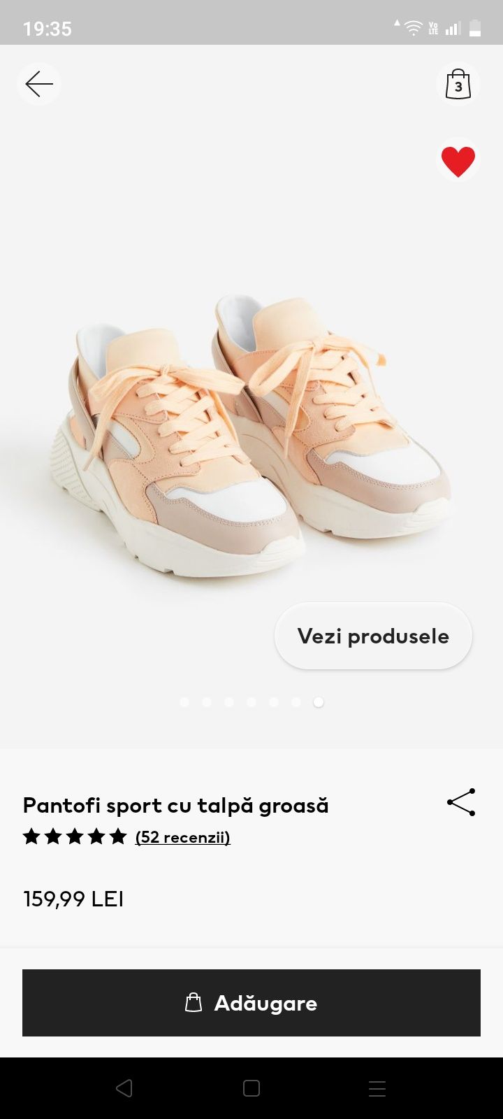 Pantofi h&m nou cu eticheta mărime 39