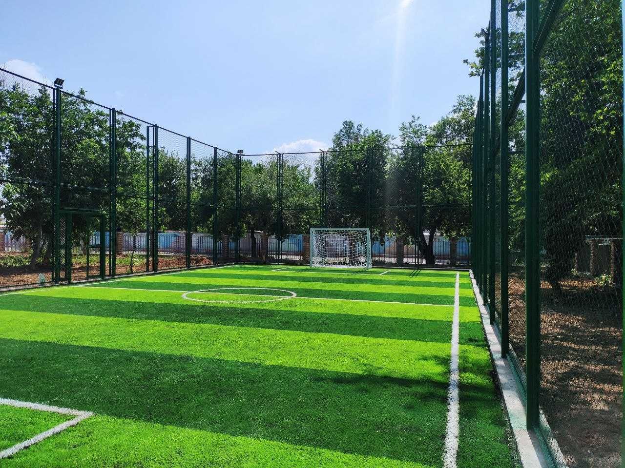 Строительство футбольных стадионов по Узбекистану. Искусственный газон