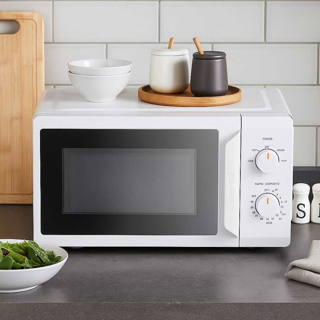 Компактна микровълнова фурна Comfee - 20 л, 700W и 5 нива на мощност