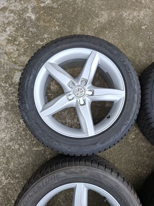 Set jante aliaj 5x112 17 inch originale audi vw seat skoda bmw