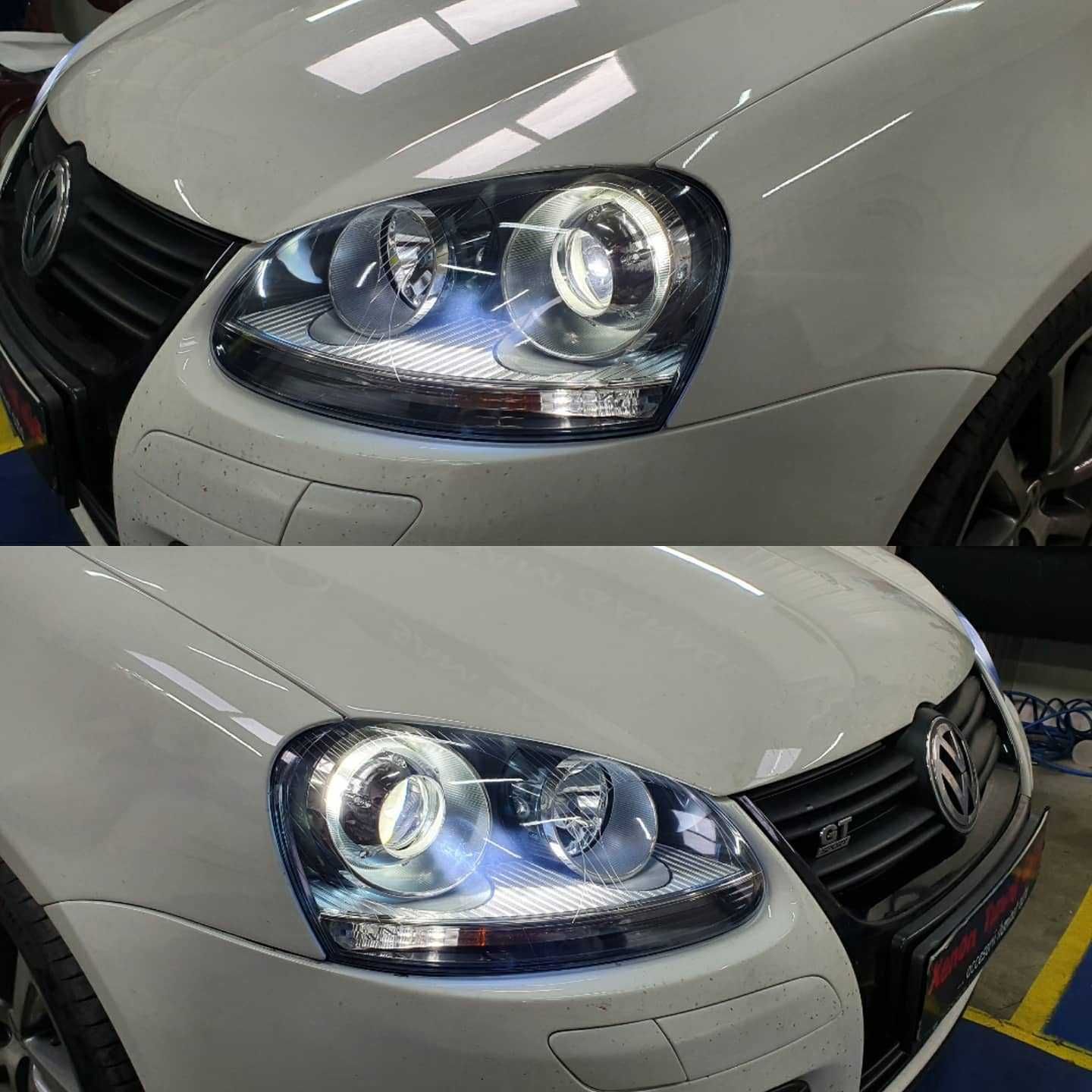 Lupe Bixenon + kit Led 60W VW Golf 5/6/7+montaj