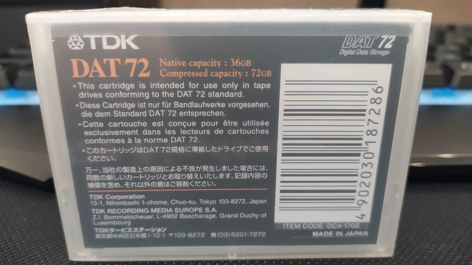 DAT кассеты TDK DAT 72