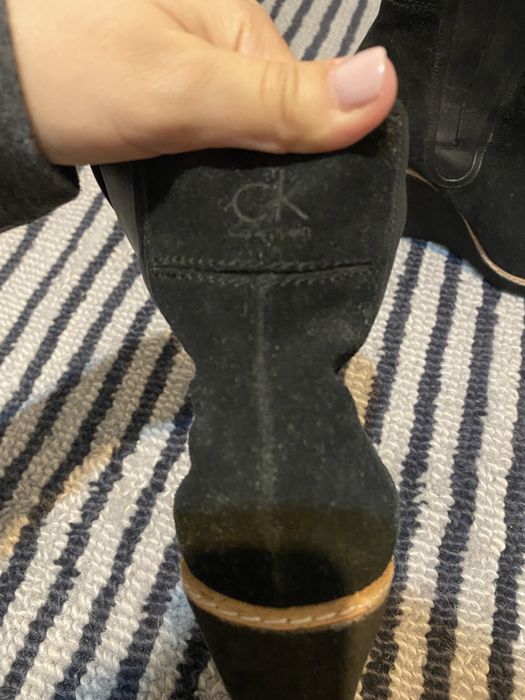 Ghete Calvin Klein din piele (zara tommy hilfiger hm musette)