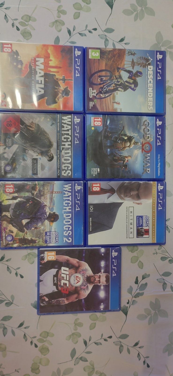 Продавам игри за playstation 4