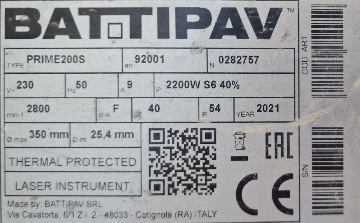 Станок для резки плитки/керамогранита Nuova Battipav PRIME 200S