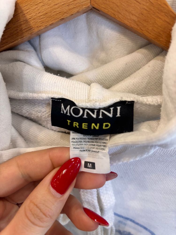 Бял суичър Desizzo Monni