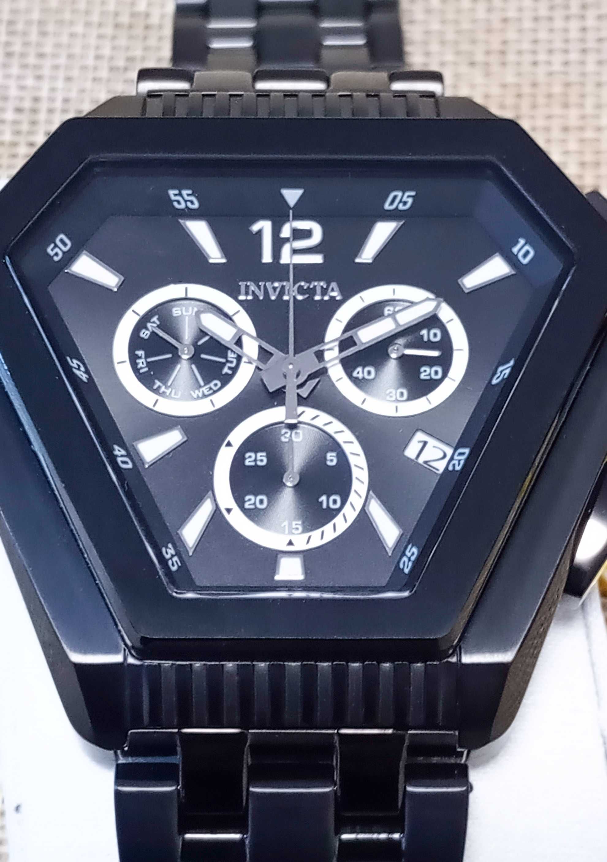 Ceas Invicta Speedway Chronograph Date Quartz Black Dial -Barbati