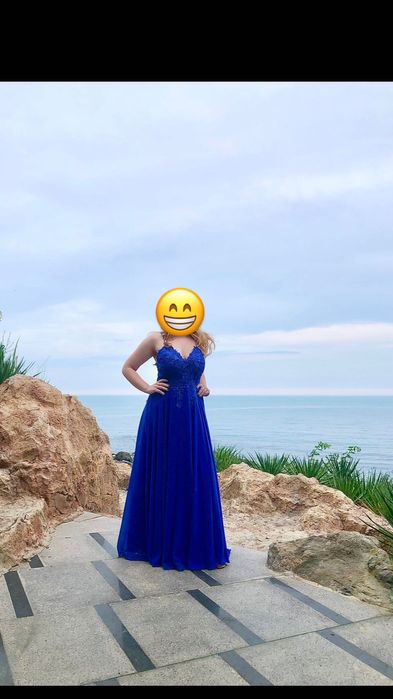 Официална синя рокля