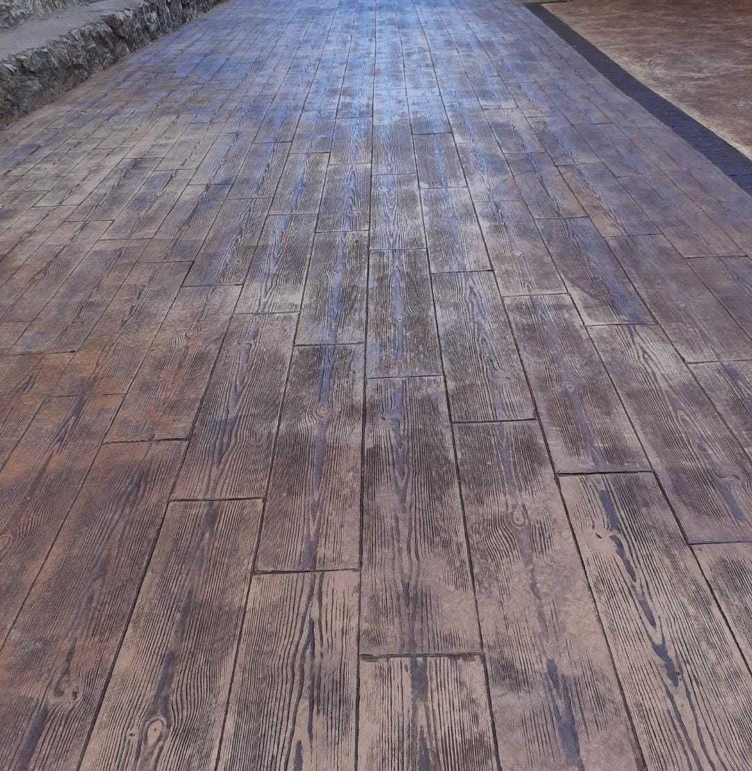 Beton amprentat si elicopterizat