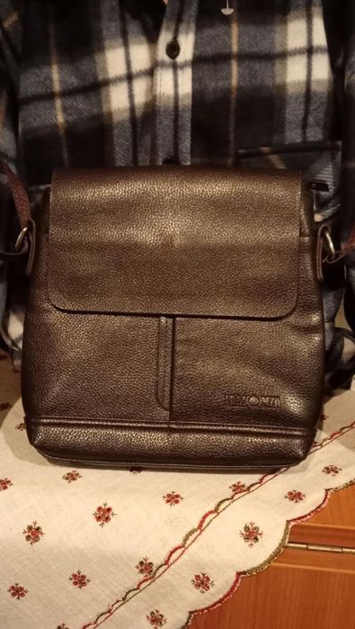 Geanta din piele pentru bărbați