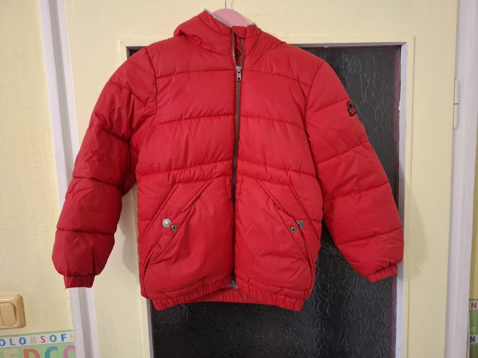 Зимно яке момче Benetton 6-7 г. и 7-8 г.