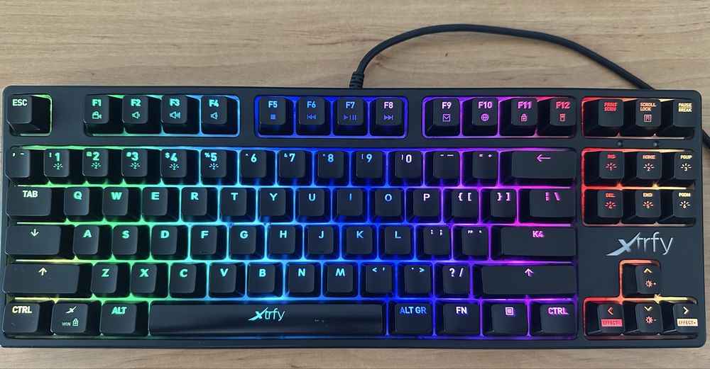 Клавиатура Xtrify K4 RGB TKL
