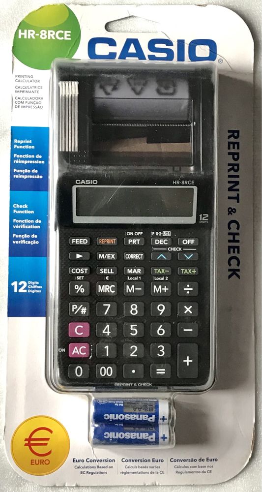 Calculator Casio de biou cu print HR-8RCE sigilat