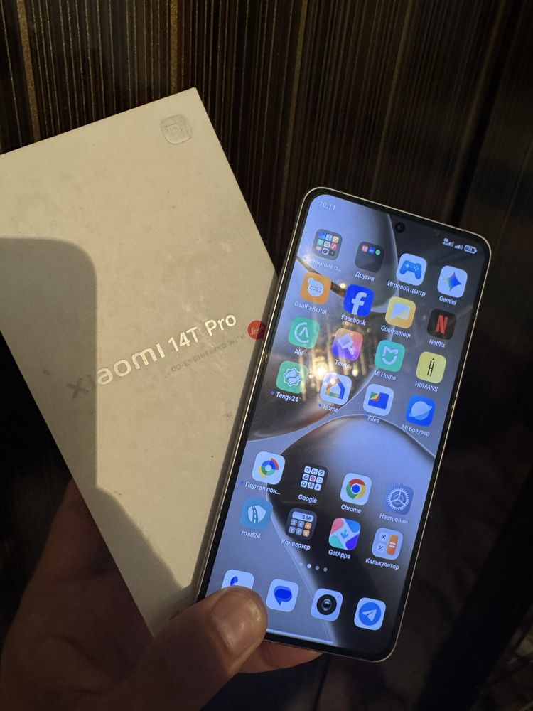 Xiaomi 14 T Pro 1 TERABAYT xotira kor dok