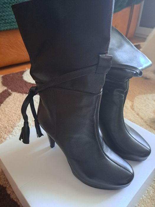 Botine femei din piele