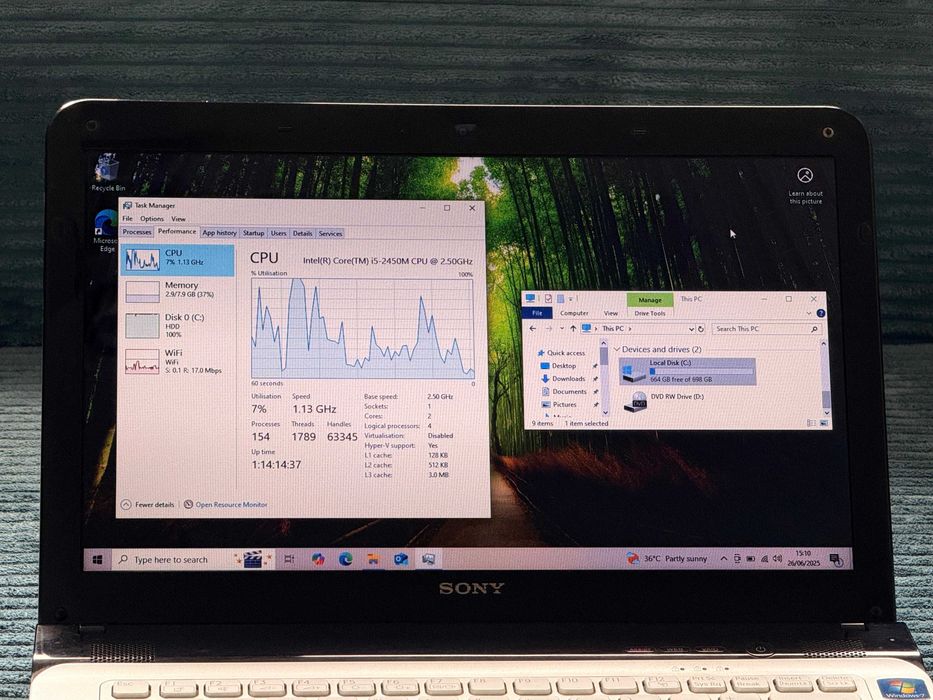 Laptop SONY VAIO in stare buna