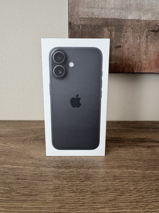 iPhone 16 Black, 128GB, SIGILAT