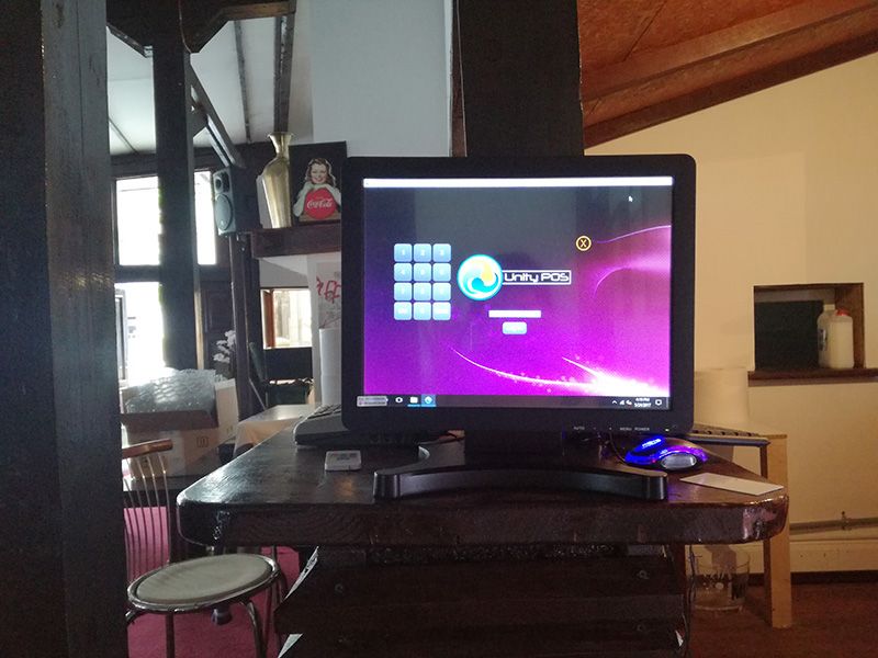 Sistem Restaurant Gestiune+Vanzare: PC+touchscreen+soft Unity POS