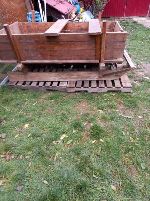 Sanie din lemn pentru cal,ATV,Jeep sau decor