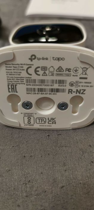 Camera video supraveghere Wireless TP-LINK Tapo C100, Full HD, IR