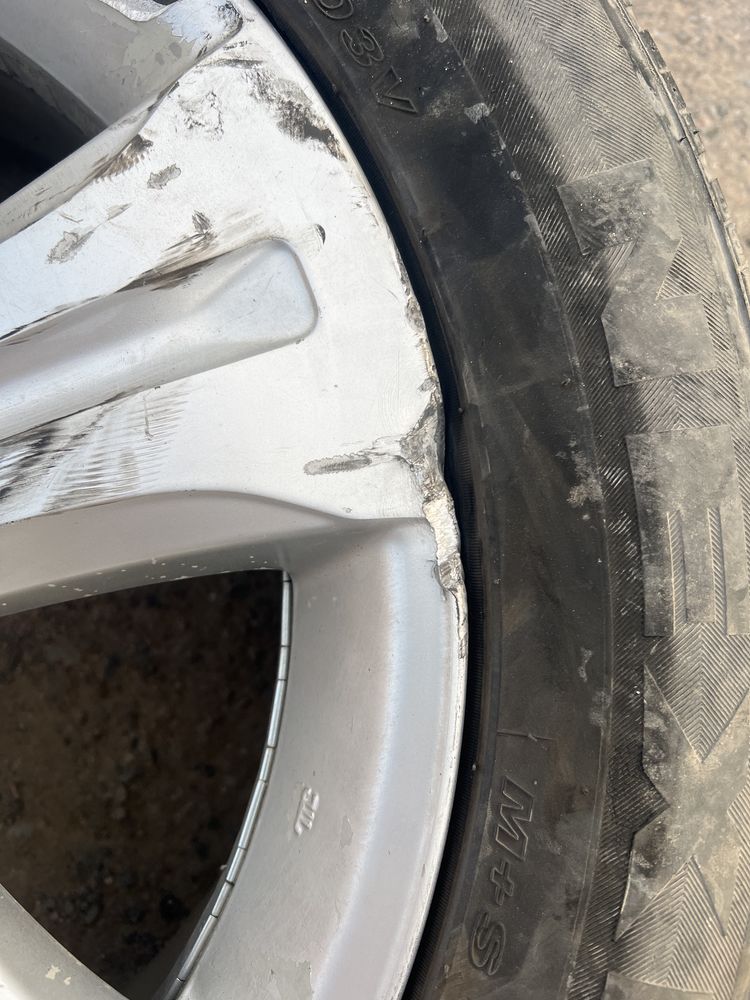 Диски повреждение без шинов