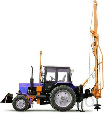 Услуги ямобура, бурение земли