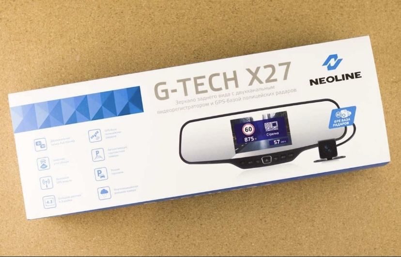 Видеорегистратор зеркало Neoline G-TECH X27