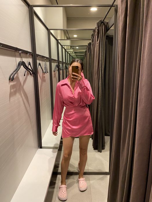 платье мини стильное