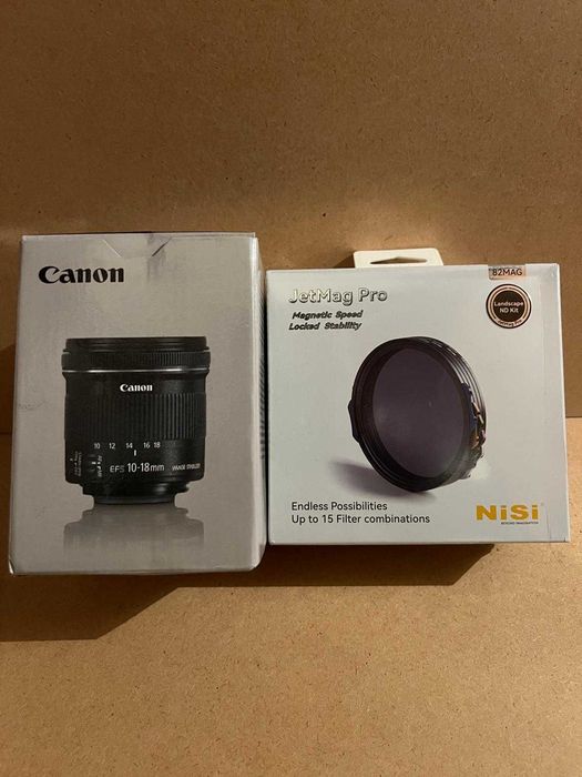 Obiectiv Canon EFS 10-18 /Kit Filtru NiSi JetMag Pro 82MAG Flex (82mm)