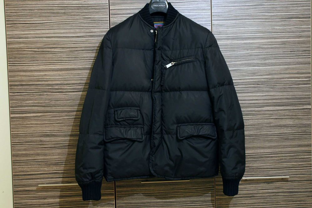 Оригинално зимно яке с гъши пух Dsquared2. Цвят черен. Размер S-M (46)