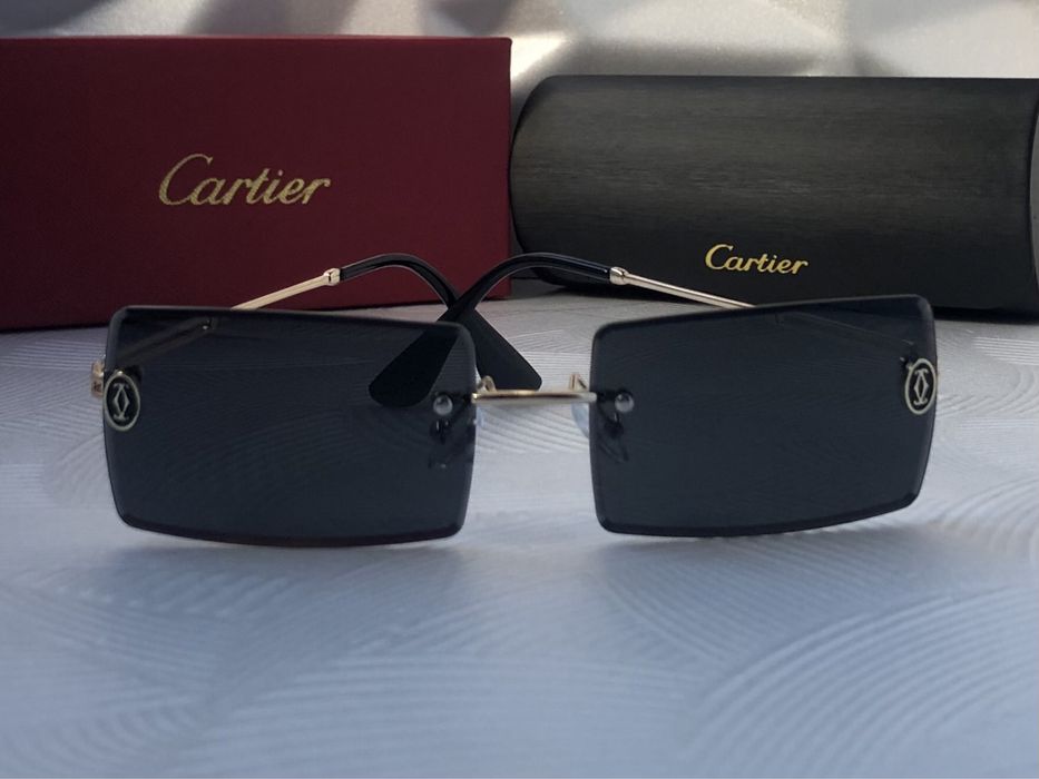 Мъжки слънчеви очила правоъгълни 3 цвята черни кафяви сини