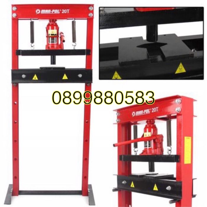 Хидравлична преса за 20т с бутилков крик