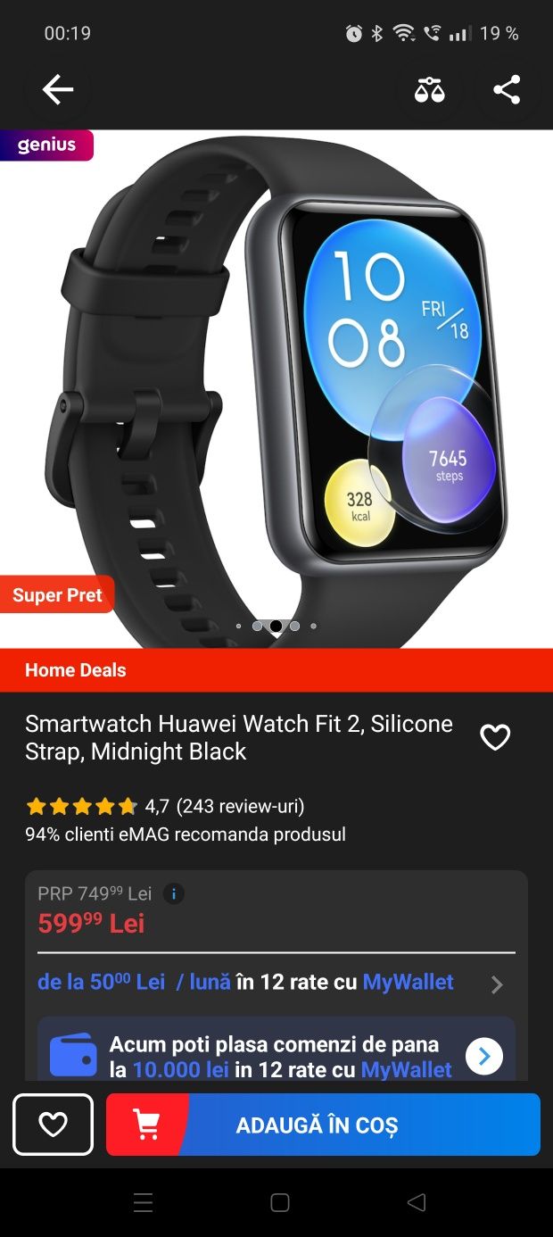 Huawei Watch Fit 2 - Garanție