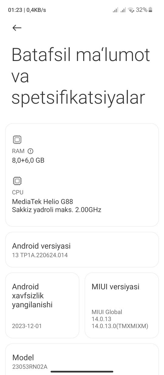 Redmi 12 256 8+6