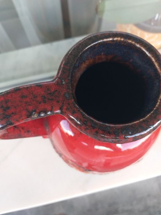 Vaza ceramica retro Scheurich- Fat Lava W.Germany