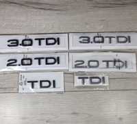 Emblema-Sigla-Logo-Cifre-Scris-Audi-2.0TDI-3.0TDI-A4-A5-A6-A7-A8-Q5-Q7