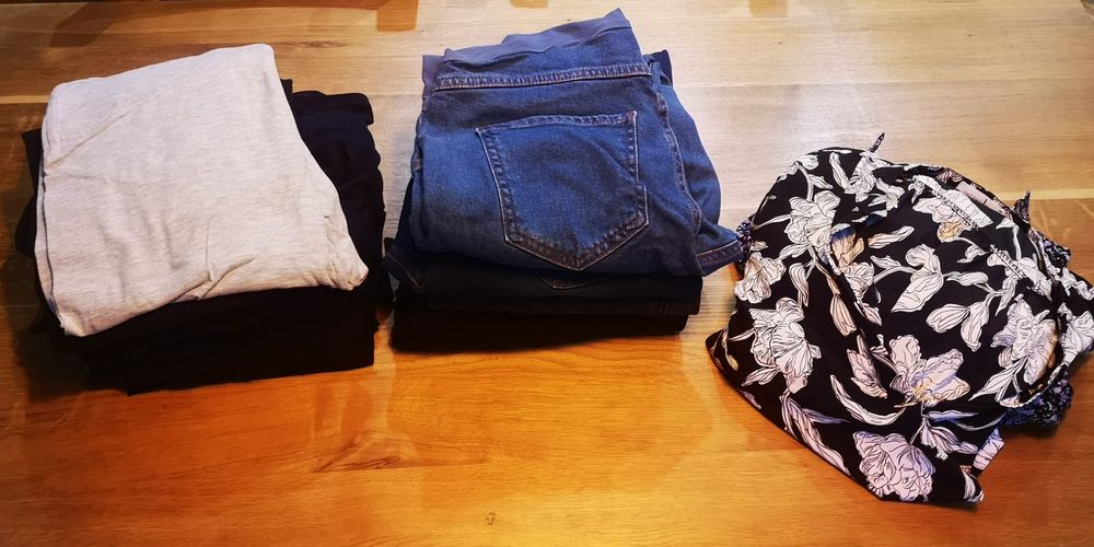 Дрехи за бременни, дънки, клинове, рокли