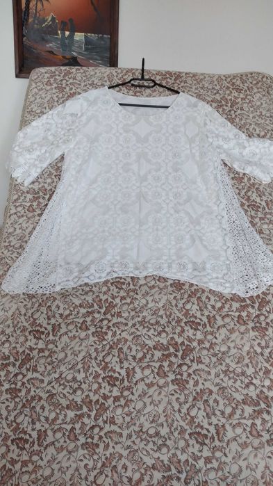 Дантелена дамска блуза размер 54