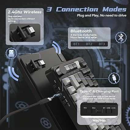 KB Attack Shark X85 PRO Wireless Mechanical Беспр. мех. игр. клав. 1.4