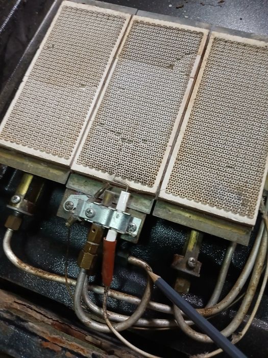 Sobă pe gaz infraroșu Defectă