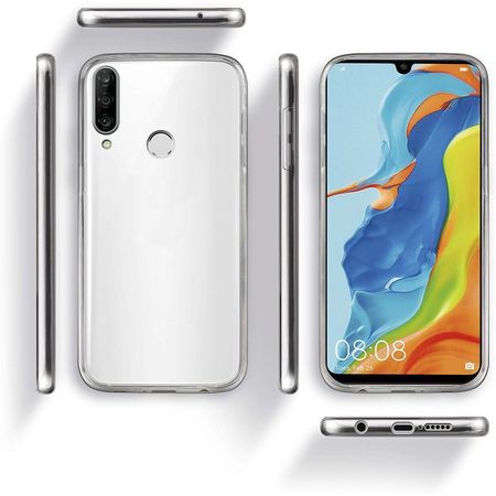 Husa pentru Huawei P30 Lite, GloMax TPU 360, Transparent